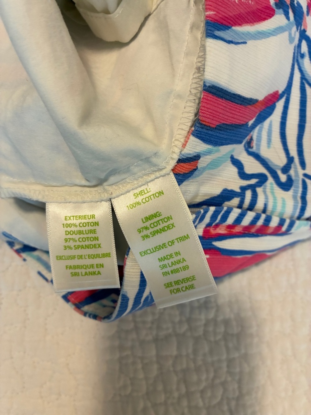 Lilly Pulitzer White Blue Pink Sailboat Print Skort - Picture 4 of 7